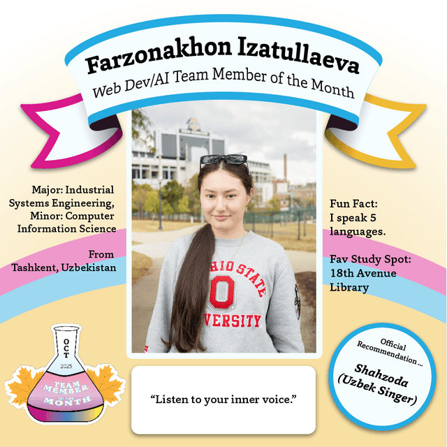 team member of the month image